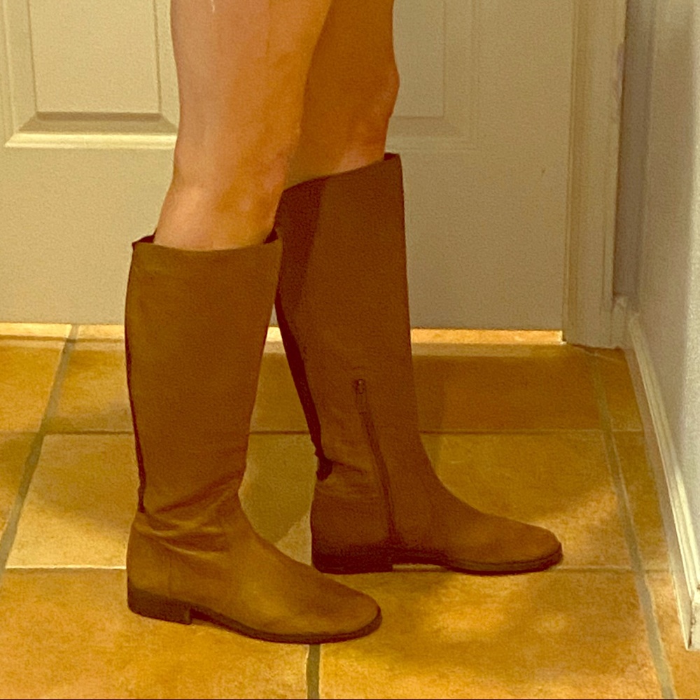 Jessica Simpson Brown Leather riding boots